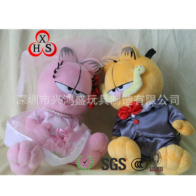 西裝加菲貓玩偶 深圳工廠直供，時尚造型引爆市場